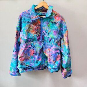 Vintage Forrester's Pull Over Half‎ Zip Wind Breaker - Size Large